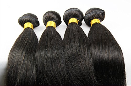 DaJun Hair 8a 3 dio zatvaranje sa snopovima ravno Peruanski Virgin Weave Hair Bundle ponude 3bundles i zatvaranje prirodna boja 8zatvaranje+161818