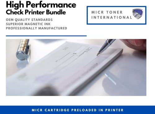 MTI M404n Laser Pro sertifikovani jednobojni paket štampača sa 1 58a MTI MICR modifikovanim tonerom za štampanje poslovnih i ličnih