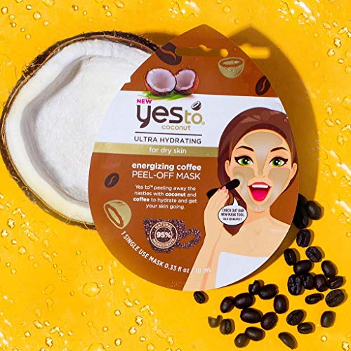 Da za kokosovu Ultra-hidratantnu Energizirajuću masku za ljuštenje kafe za suhu kožu, kokos i kafu za hidrataciju i energiziranje