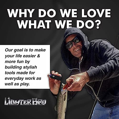 LighterBro lakši rukav-Multi-Tool-420 nerđajući čelik-lako odgovara vašim omiljenim upaljačima-uključuje Mini nož , ravnalo, makaze,