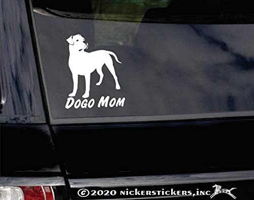 Dogo mama | Nickerickers® vinil dogo argentino pas vinilni prozor naljepnica