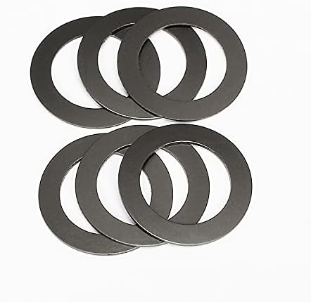 148pcs 2 mm vanjski prečnik zaptivka crne grafitne najlonske plastične perilice prsten krug ultra tanki ravni jastuk 0,15-0,3 mm -