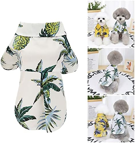 Odjeća za kućne ljubimce za djevojčice za velike pse za kućne ljubimce ljetne t majice Havaji u stilu Floralne majice Havajski tiskani