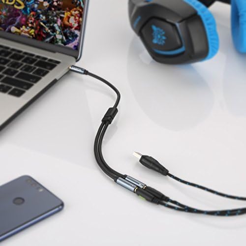 Millso 3,5 mm pupoljci za slušalice, CTIA Audio razdjelnik kompatibilan je za Xbox One, PS4, pametni telefon, laptop na dvostrukim