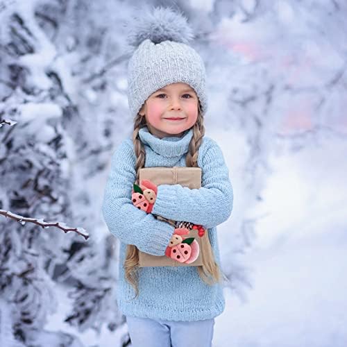 Qvkarw Warm Mittens Snow for Baby Winter Gloves Girls Snow Gloves Kintted Gloves Boys Infant Ski For Kids Kids Gloves & amp; Mittens