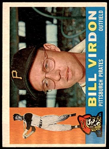 1960. topps 496 Bill Virdon Pittsburgh Pirates VG / Ex Pirates