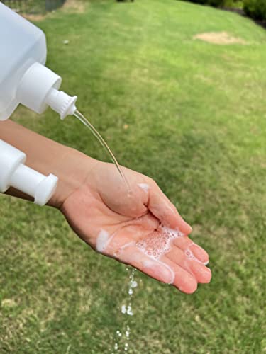 Kasian House Prijenosni 2 pretinac za penu za pranje ručne ručne ručne pranje - punjenje sapuna i boca za vodu za putovanja, sport,