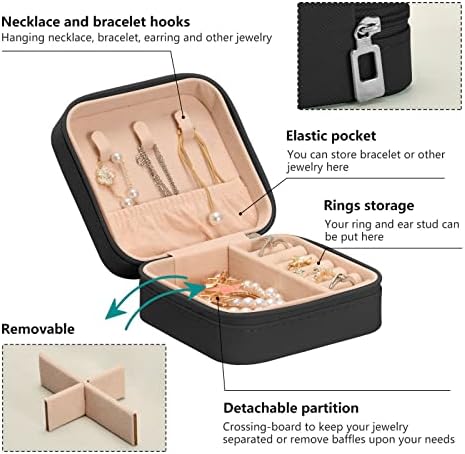 xigua kutija za nakit od jagoda za žene djevojke, PU kožna putovanja Nakit Organizator Prijenosni nakit držač za pohranu za naušnice