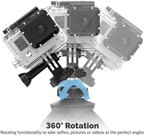 Sabrent univerzalni fleksibilni stativni standardni montiranje stativa [GoPro montiranje uključen]