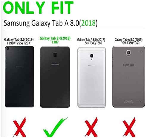Jednostavna futrola za Samsung Galaxy TAB A 8.0 2018 Model: SM-T387, kartica A 8.0 2018 Dječja kućišta SOFTROFO otporna na laganu