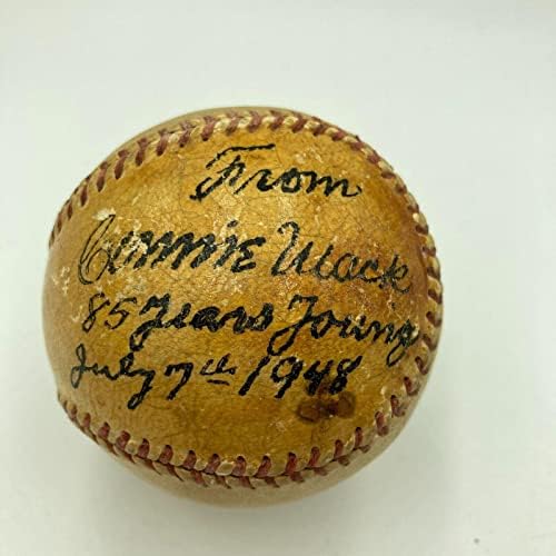 Connie Mack 85 godina Young 1948 Single potpisan bejzbol JSA COA - autogramirani bejzbol