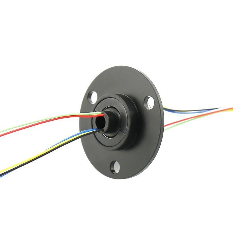 5mm rupa 6 žica 2a kola 250RPM ABS kapsula Slip prsten 600V za Monitor robotski sa prirubnicom