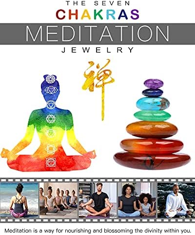 MIDDLUX Višenamjenski nakit čakre za žene / muškarce, ogrlice i narukvice, meditaciju, smirenost, artikli za pomoć u anksioznosti