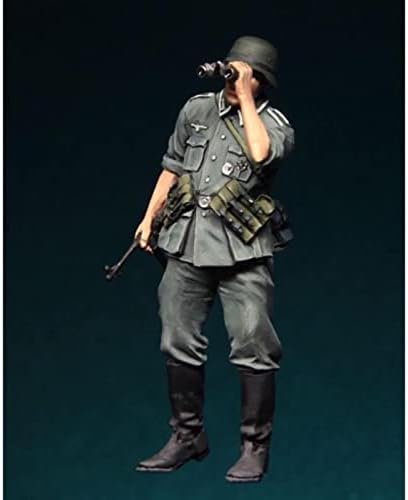 Goodmoel 1/35 Drugog svjetskog rata figura njemačkog vojnika smole / Nesastavljeni i neobojeni minijaturni komplet vojnika / HC-3034