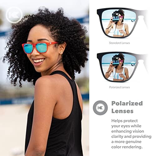 Knockround Fast Lanes Sport - Polarizirani tekući sunčane naočale za žene i muškarce - Leće otporne na udarce i puna UV400 zaštita