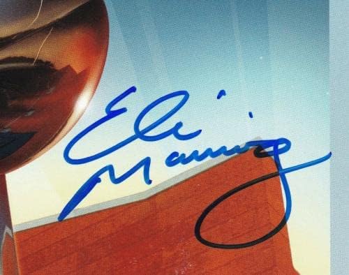 Eli Manning potpisao autograme Super Bowl XLVI 46 Program giganti Pats Steiner - AUTOGRAMED NFL časopisi
