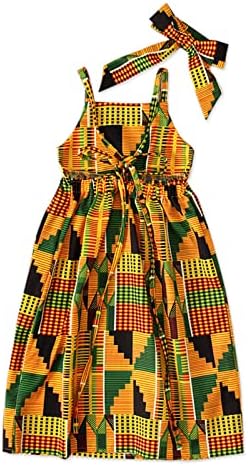 Ljeto TODDLER Djevojke za bebe bez rukava Dashiki Afrička haljina Tradicionalna etnička stila Haljina bez leđa