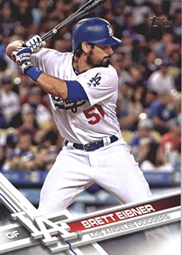 2017 Ažuriraj serija US298 Brett Eibner Los Angeles Dodgers Baseball Card
