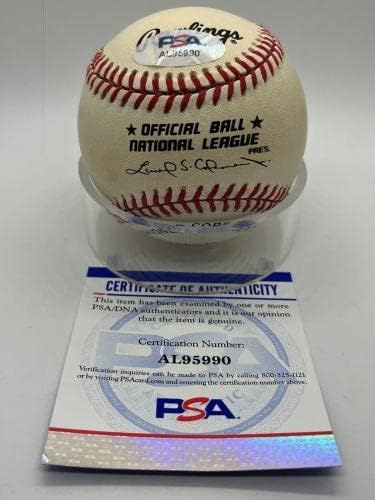 Ozzie Smith Cardinals Potpotpirani autografa službena MLB Baseball PSA DNK - autogramirani bejzbol