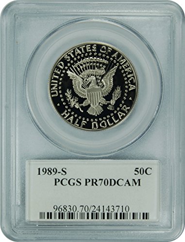 1989. Kennedy Kennedy polu-dolar DCAM PCGS PR-70