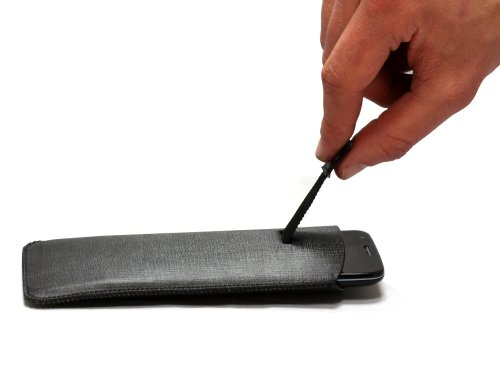 Navitech crna vučna kartica / kabelska torbica za poklopac kompatibilna sa Sony Xperia Z3