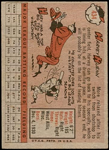 1958 FAPPS 434 Harvey Kuenn Detroit Tigers Dobre tigrove