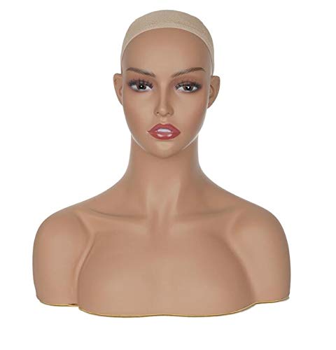 Realistična ženska Manekenska glava za displej perike za kosu, Kape,naočare, slušalice, minđuše, ogrlica, Nakit,izdržljiv PVC ženski