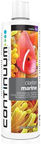 Continuum Aquatics Clarion Marine-napredni Čistač vode za mutnu vodu u morskim akvarijumima sa slanom vodom, 250-ml