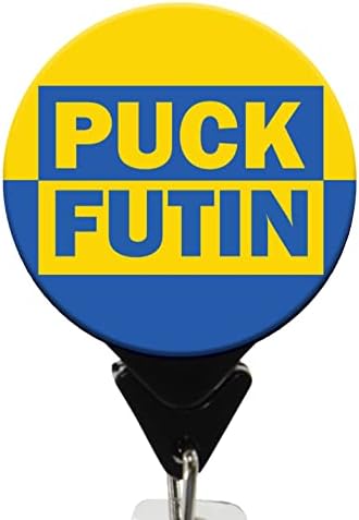 Puck Futin-kolut za značku bez uvijanja sa okretnom kopčom i izuzetno dugom dužinom kabla od 34 inča-držač značke