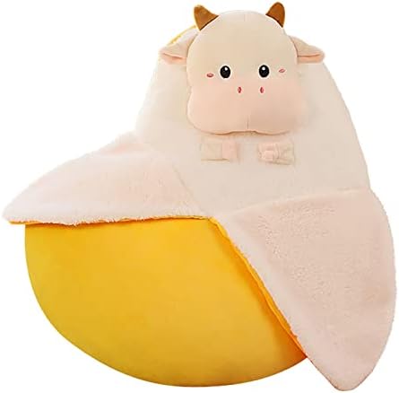 npkgvia Cute and Creative Calf Plish jastuk igračka mekana Fill Cartoon Animal Calf Doll spavaća soba poklon za prijatelje i djecu