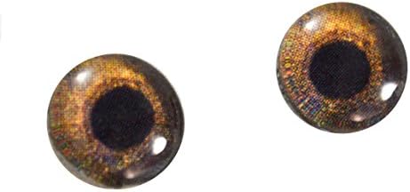10 mm Red motorske staklene oči lutke irise za umjetničke polimerne gline taksidermijske skulpture ili nakit izrade 2