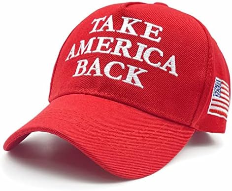 Hyrevue high End maloprodajni zvaničnik Donald Trump 2024 šešir vrati Ameriku nazad Maga igla američke zastave SAD Crvena, uniseks