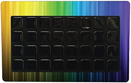 Kompatibilno kože Monyyykins s Elgato Stream palubom XL - Rainbow pruge | Zaštitni, izdržljivi i jedinstveni poklopac zamotavanja