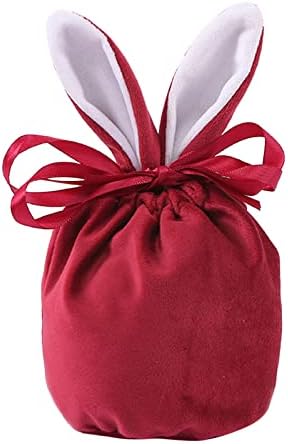 Dječji odjeća Organizator Uskršnje darove Uskršne bačve uho za uho Candy Bags Uskrsne torbe Velvet Goodie torbe za uskrsnu zabavu
