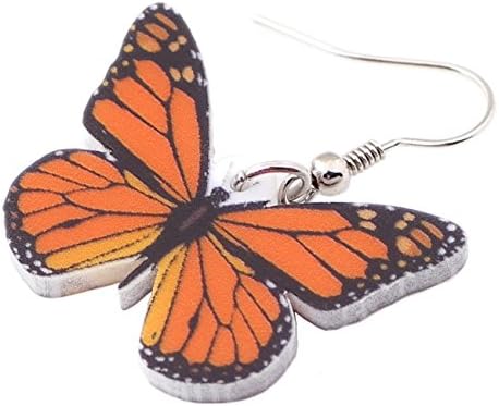 Bonsny Drop Dangle Veliki Monarh Leptir Naušnice Modni Nakit Od Insekata Za Žene Djevojke Tinejdžeri Pokloni