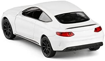 LOKGIE Scale Model za Benz C63 AMG Coupe Alloy Model automobila livena igračka vozila auto Styling Pull Back Sport Car 1: 36 Metal