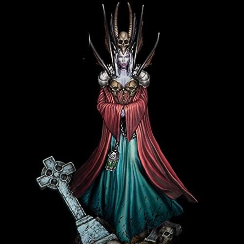 Goodmoel 1/24 Ancient Fantasy Vampire ženski ratnik smola model Kit / Nesastavljeni i neobojeni vojnik Die Cast Kit/FL-073
