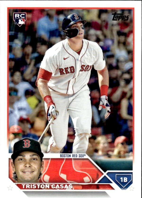 2023 TOPPS 92 Triston Casas Nm-MT RC Rookie Boston Red Sox Baseball Trgovačka kartica MLB