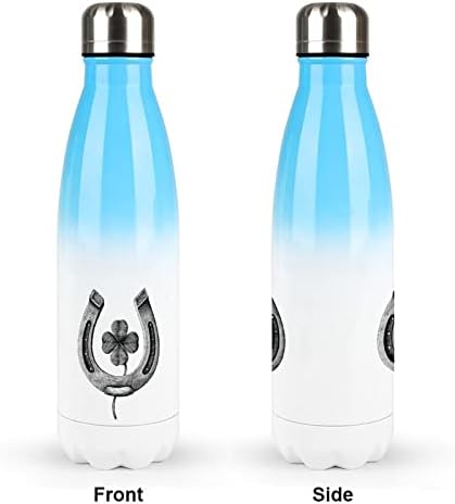 Potkov i djetelja list od 17oz sportski boca za vodu od nehrđajućeg čelika vakuum izolirana cola oblik za višekratnu sportsku tikvicu