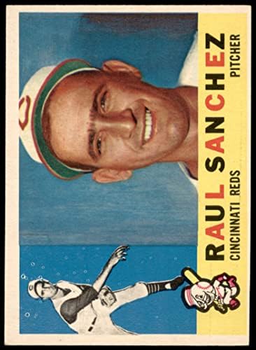 1960. topps 311 Raul Sanchez Cincinnati Reds Dean's Cards 5 - Ex Reds