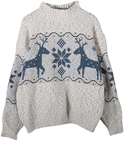 Ženski XMS džemper jesen zimska odjeća casual top obrezan pulover zabava i slatka dukseva slatka ležerna majica