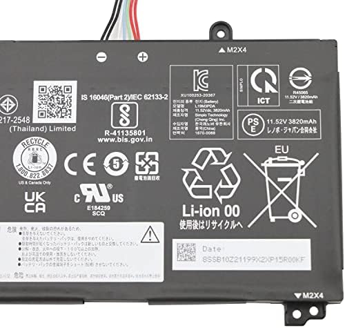 IZKROR L19M3PDA 45Wh Zamjena baterije za Lenovo Thinkbook 14 G2 ITL je / 14 G3 ACL ITL / 14 G4 ABA IAP / 15 G3 ITL / 15 G3 ACL ITL