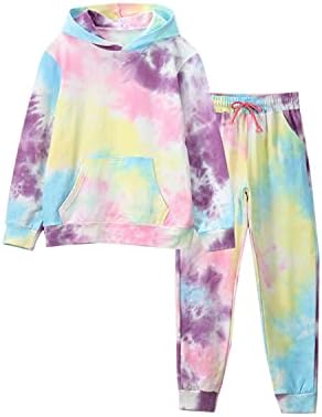 Little Big Boys Girls Ties Tie Duks set pamučni hoodie TrackSit outfit jogging odijela 5-15 godina