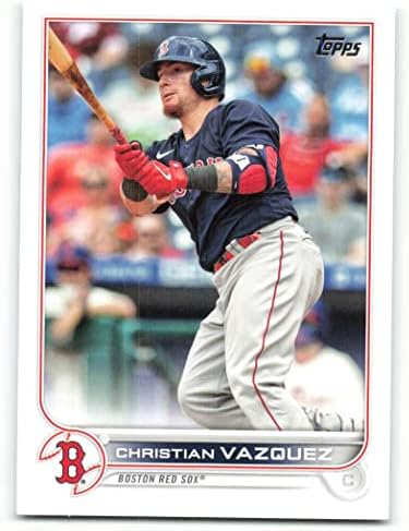 2022 TOPPS 63 Christian Vazquez NM-MT Red Sox