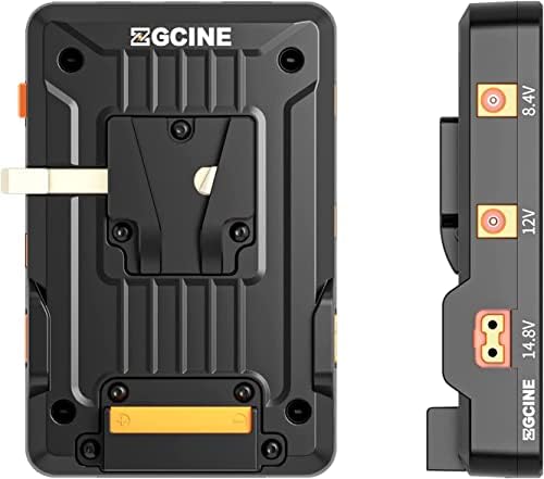 ZGCINE VM-VP1 V Mount baterija sa dva 14,8 V D-Tap i dva 12V DC izlazna porta, podržavaju USB-C PD izlaz kompatibilan sa BMPCC 4K