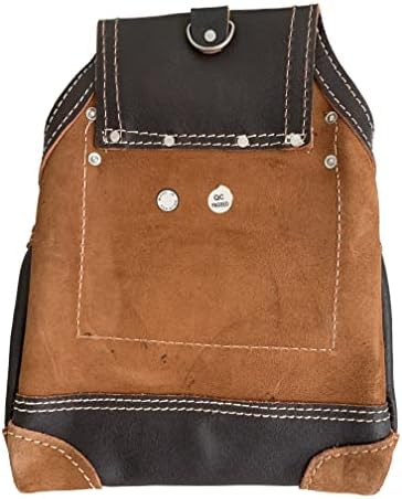 Zapadna baština - kožna torba za torbu za torbu, čokolada smeđa, stolar, izgradnja, frametri, handyman torba za alat, ojačane šavove,