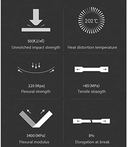 3D filament pisača 1,75mm, Peek K10GF materijal, 1,75 mm filament, stakleni vlakno ojačani peek materijal, 0,5kg kalem-priroda