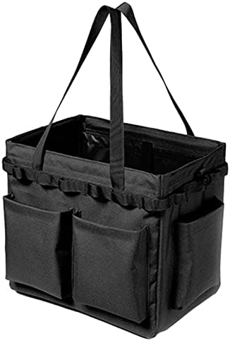Sklopivi kamp torbe za nošenje velikih kapaciteta sa visećim rupama Multi-džepovi za piknik Torba za izdržljive kutije za alat-Organizovanje