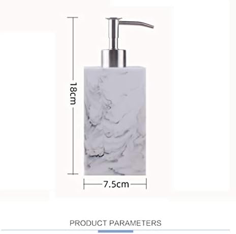 LXB ručni push sapun, dozator sapuna velikog kapaciteta, raspršivač tečnog sapuna / crna / 500ml