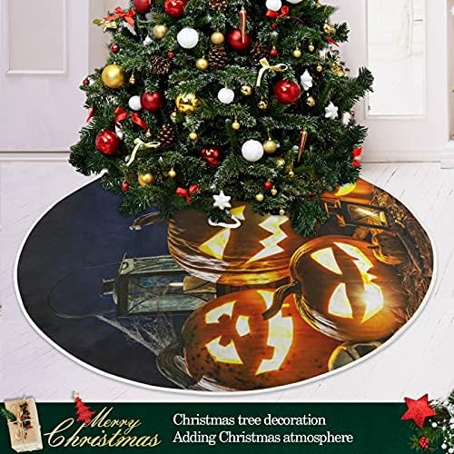 Oarencol Halloween bundeva glava Jack Lantern Božićna suknja 36 inčni Xmas Holiday Party Tree Detaos